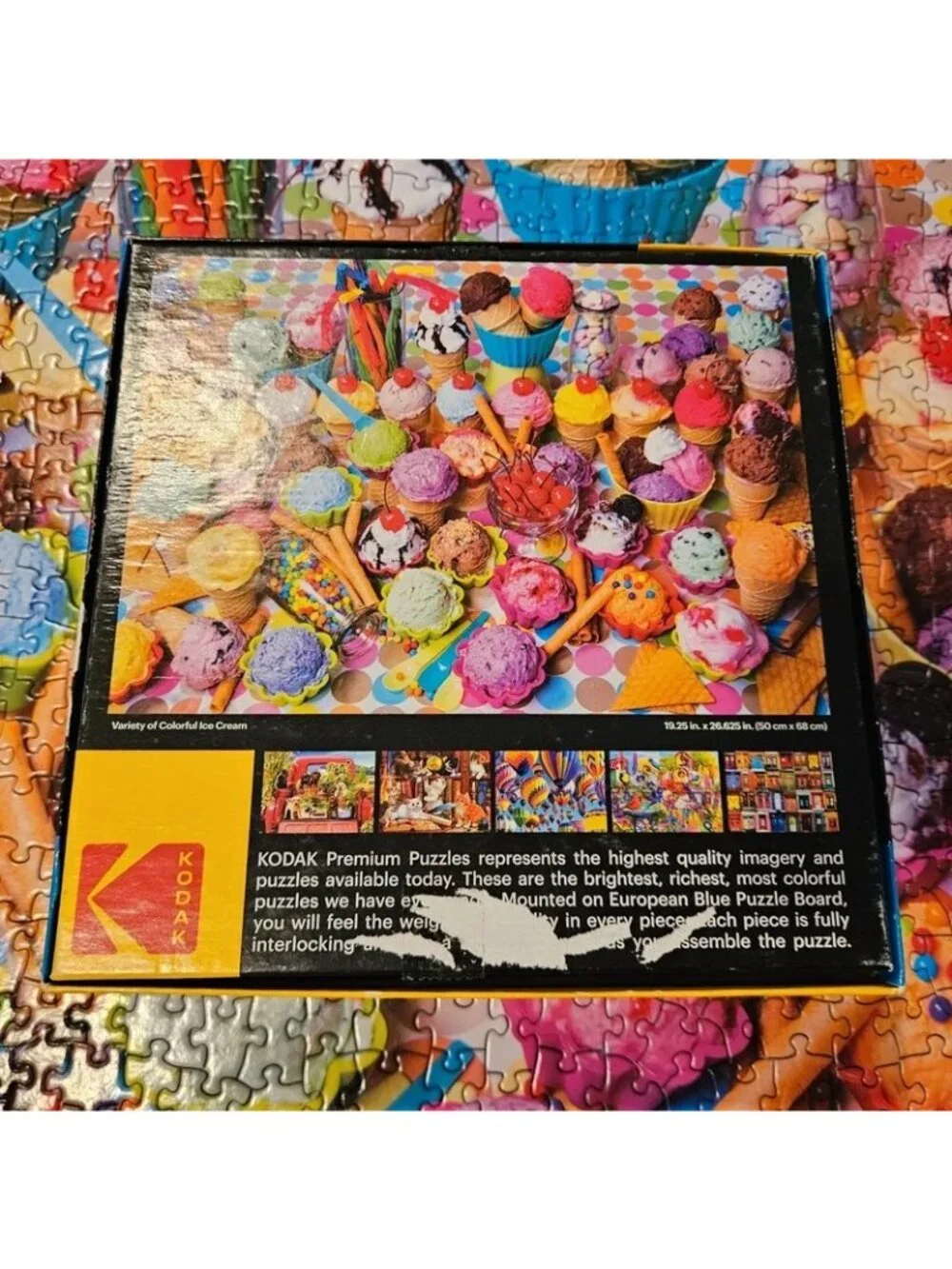 1000 piece puzzle Ice Cream Kodak